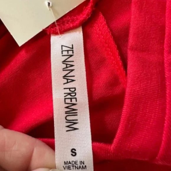 Red Tank Top Dress with Pockets - Picture 3 of 13